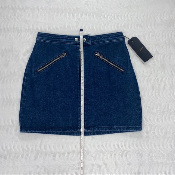 Rag & Bone Denim Mini Skirt NWT Size 27 - Picture 9 of 11